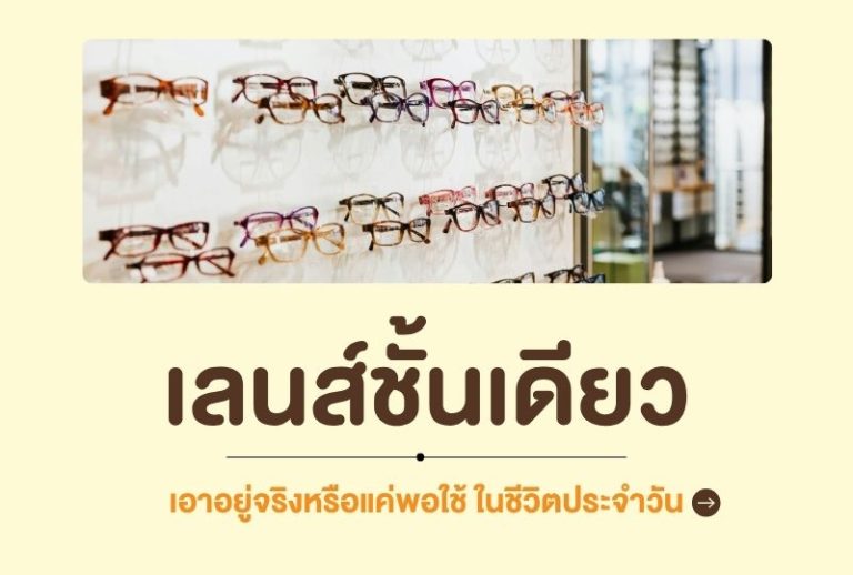 เลนส์ชั้นเดียวเอาอยู่จริงหรือแค่พอใช้ในชีวิตประจำวัน